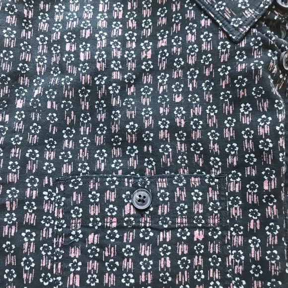 ALL SAINTS Indiola LS Shirt in Ink Navy - Picture 6 of 6